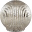 PTMD Tafellamp Abigail goud - 11 x 11 x 11 cm - Gold Abigail gold glass ribbed ball statue with led