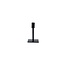 Leeff - Stijlvol wonen met een stoere twist Candle Holder Cleo black S - kandelaar 15 cm - kaarshouder - kaarsenstandaard - zwart metaal