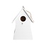 Gusta Vogelhuisje van Hout 14 x 20,5 cm - Wit