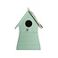 Gusta Vogelhuisje van Hout 14 x 20,5 cm - Groen