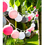 Cotton Ball Lights Buiten lichtslinger Roza - 20 ballen - Feestverlichting - Outdoor lichtsnoer