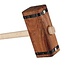 Vierkante Houten sleg met band ijzer