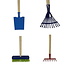 Kindertuingereedschap set met steel 75 cm