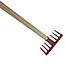 Kinderhark 8 tanden met steel 75 cm