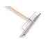 Stalen Grashark 62 cm met steel 150 cm