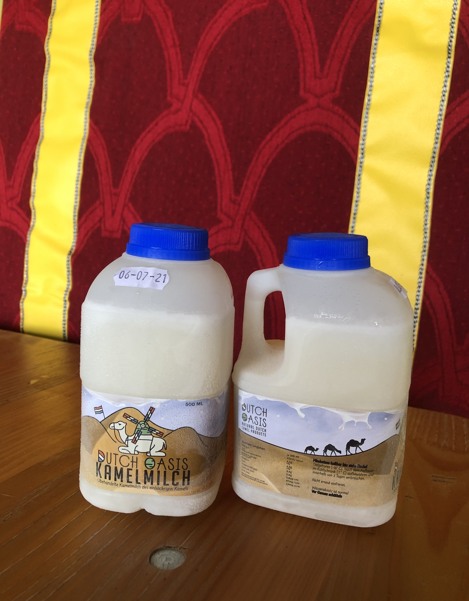 5 Liter Kamelmilch, roh, unbehandelt, tiefgefroren - Kamelmilch