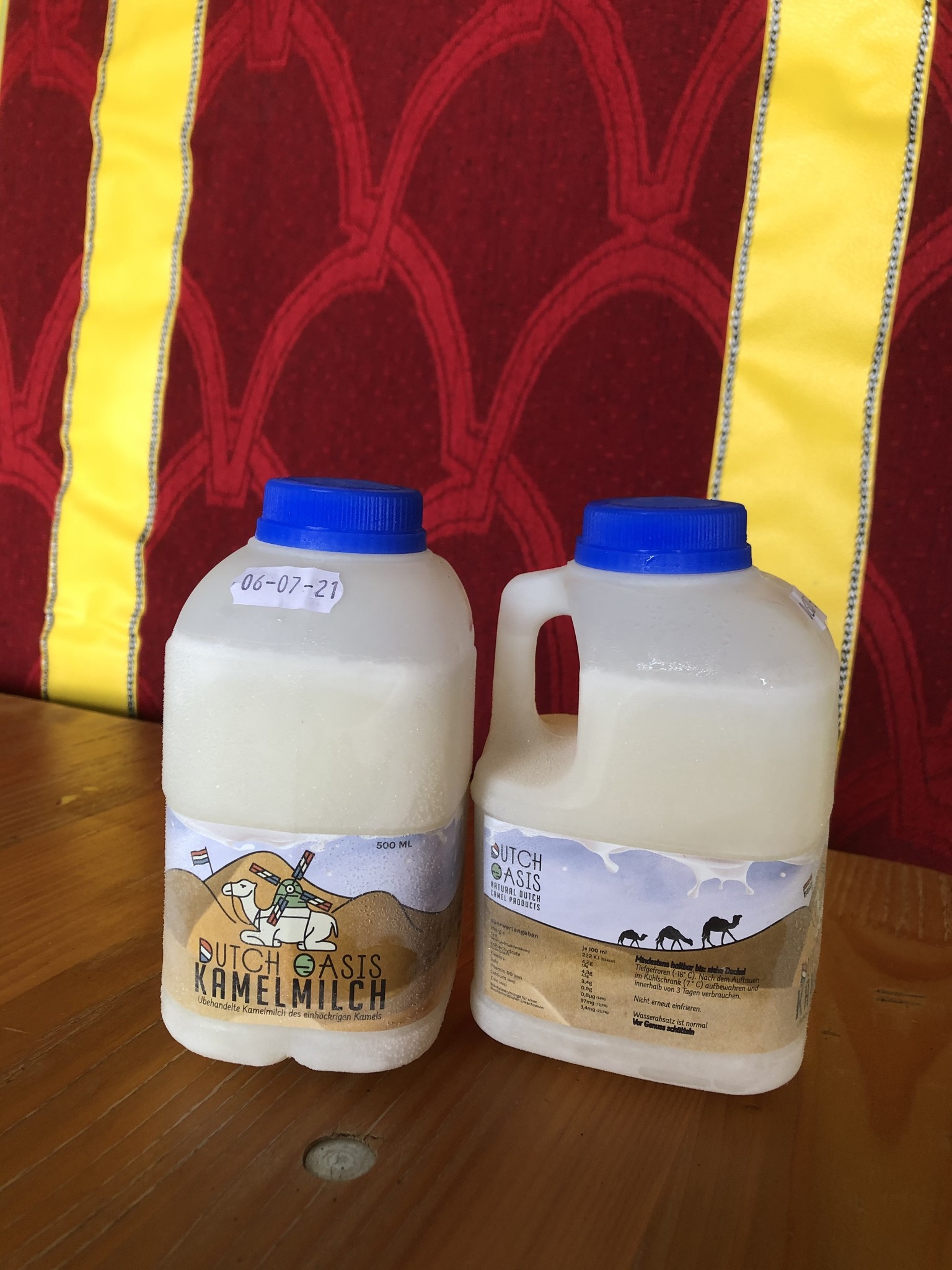 5 Liter Kamelmilch, roh, unbehandelt, tiefgefroren - Kamelmilch