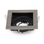 Modesto IP20 GU10 fixture brushed aluminum HOFTRONIC Modesto IP20 GU10 fixture brushed aluminum