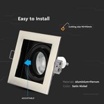 Modesto IP20 GU10 armatuur geborsteld aluminium HOFTRONIC Modesto IP20 GU10 armatuur geborsteld aluminium