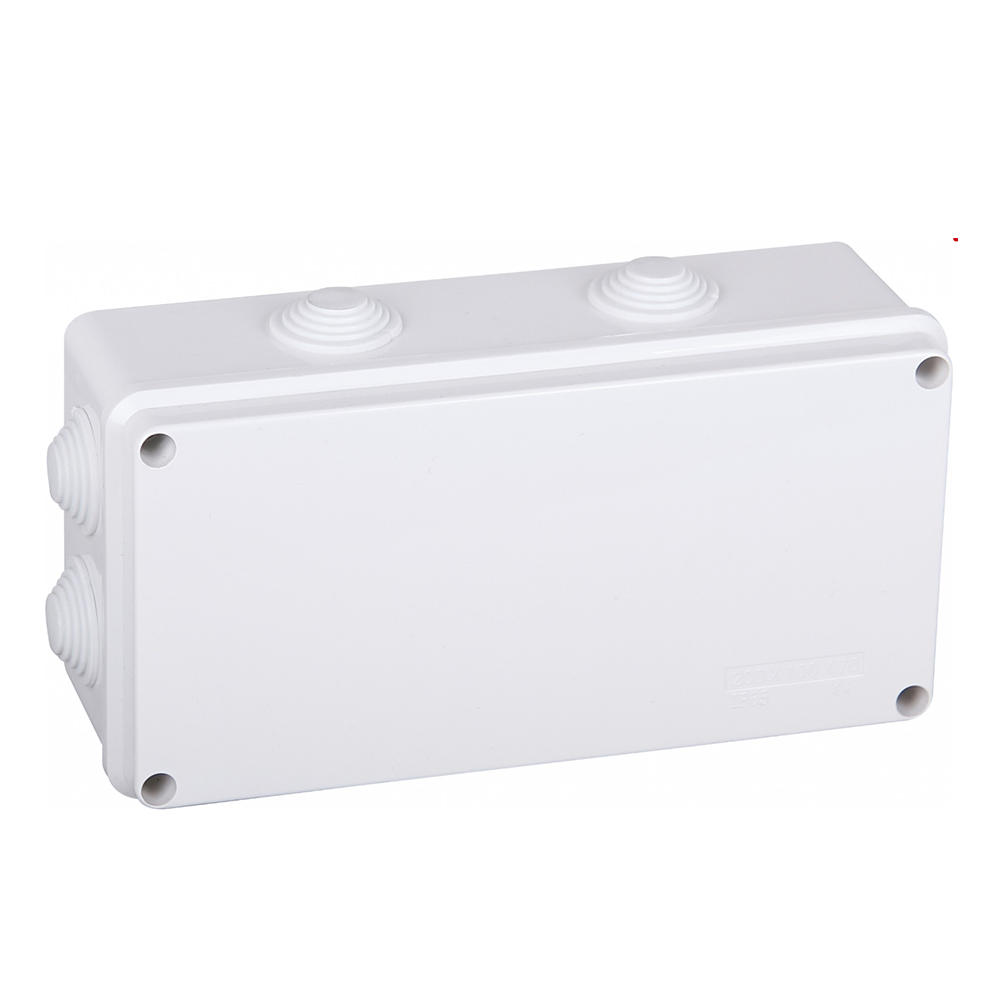 IP65 Waterproof Outdoor 2 Way PG9 Gland Electrical Junction Box Black Creative and Useful Ogquaton Junction Box