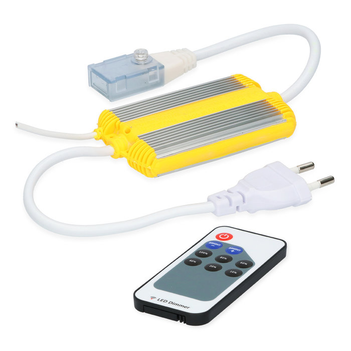 HOFTRONIC Dimmer LED Lichtslang Flex60 & 120 Plug & Play incl. RF afstandsbediening enkelkleurig