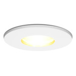 HOFTRONIC Dimmable IP44 LED downlight Barcelona white