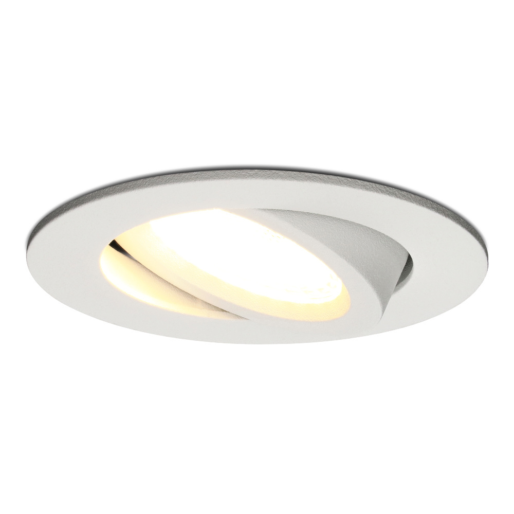 Bedankt Hou op Rechtsaf Dimmable IP44 LED Downlight Rome white - HOFTRONIC