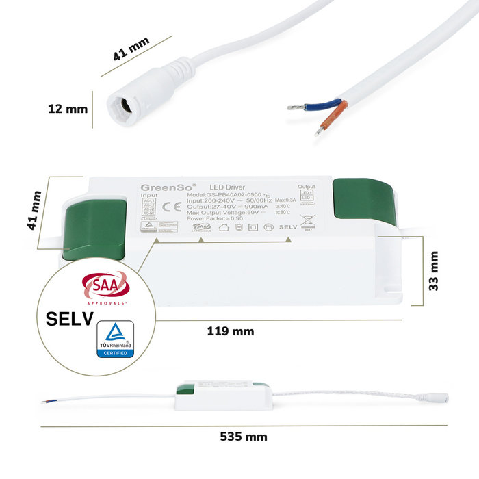 HOFTRONIC LED Paneel - 60x60 cm - 36 Watt - 4320lm (120lm/W) - 4000K - Flikkervrij - UGR<19 - 5 jaar garantie