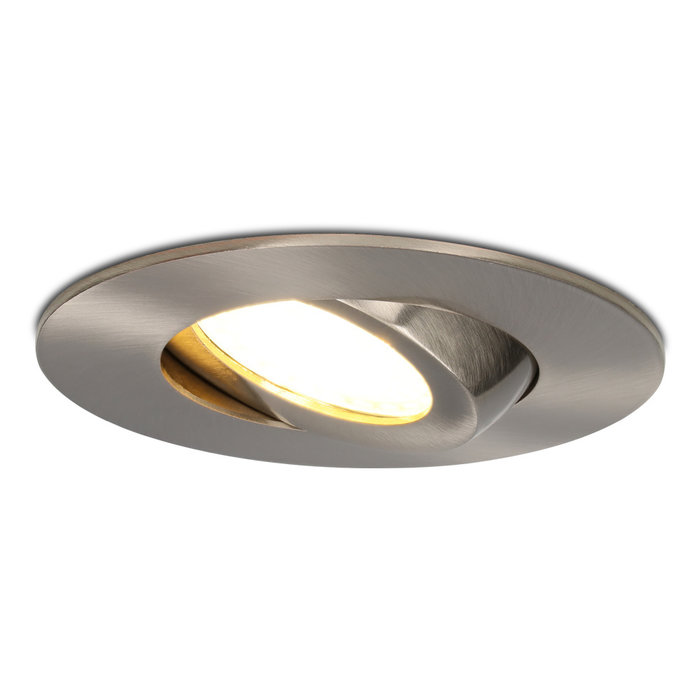 HOFTRONIC Dimmable IP65 LED Downlight Napels stainless