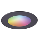 Smart WiFi LED inbouwspot Aura RGBWW Zwart IP44 1050lm Homeylux Smart WiFi LED inbouwspot Aura RGBWW Zwart IP44 1050lm