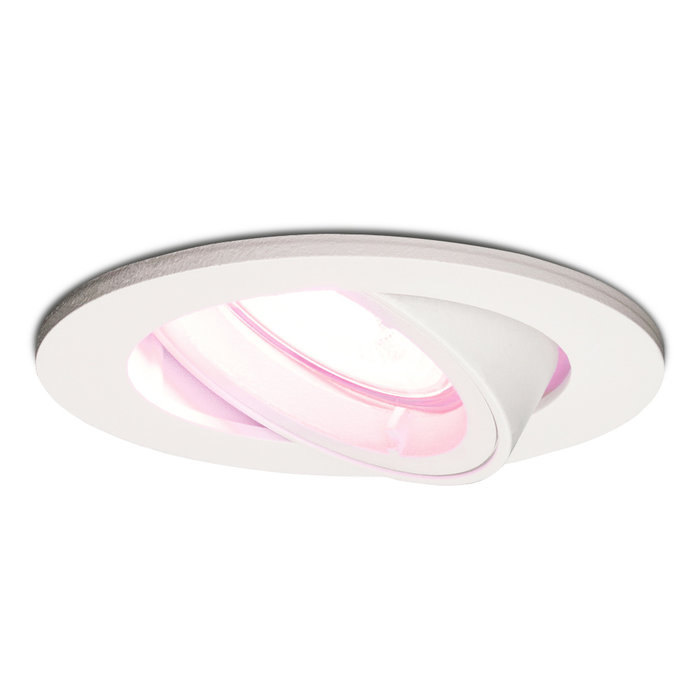 Hoftronic Smart Smart WiFi LED recessed spotlight Dublin RGBWW tiltable white IP20