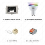 Smart WiFi LED inbouwspot Durham RGBWW kantelbaar IP20 Homeylux Smart WiFi LED inbouwspot Durham RGBWW kantelbaar IP20