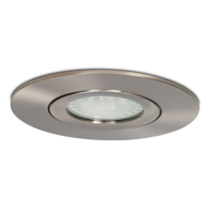 Hoftronic Smart Smart LED downlight Napels Stainless Steel 8 Watt RGBWW IP65 tiltable