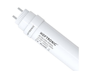 HOFTRONIC™ LED T8 (G13) tube 120 cm - 12-18 Watt - 3600 Lumen - 6000K  replaces 150W (150W/860) Flicker-free - 200lm/W
