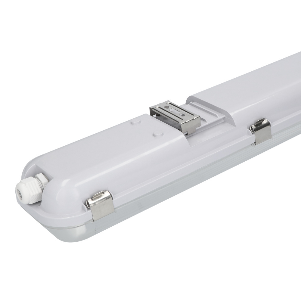 LED fixture IP65 150cm steel Clips Linkable double version - HOFTRONIC