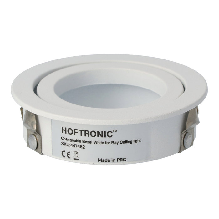 HOFTRONIC Bezel ceiling spots Ray series White IP20