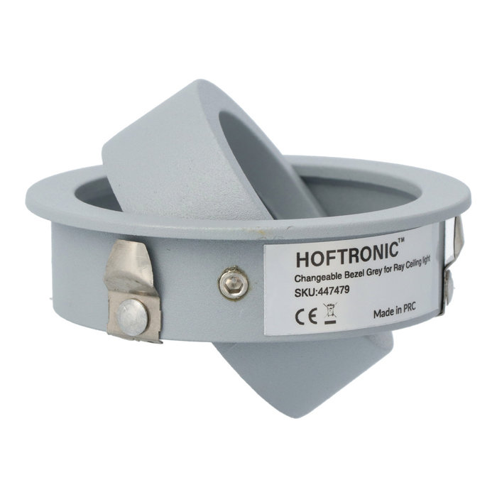 HOFTRONIC Bezel ceiling spots Ray series Grey IP20