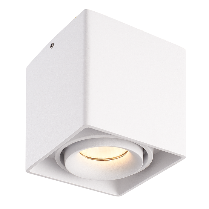 HOFTRONIC Dimmable LED surface mounted ceiling spotlight Esto 4000K GU10 White IP20 tiltable