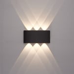 HOFTRONIC Dimmable LED Wall Light Tulsa Black