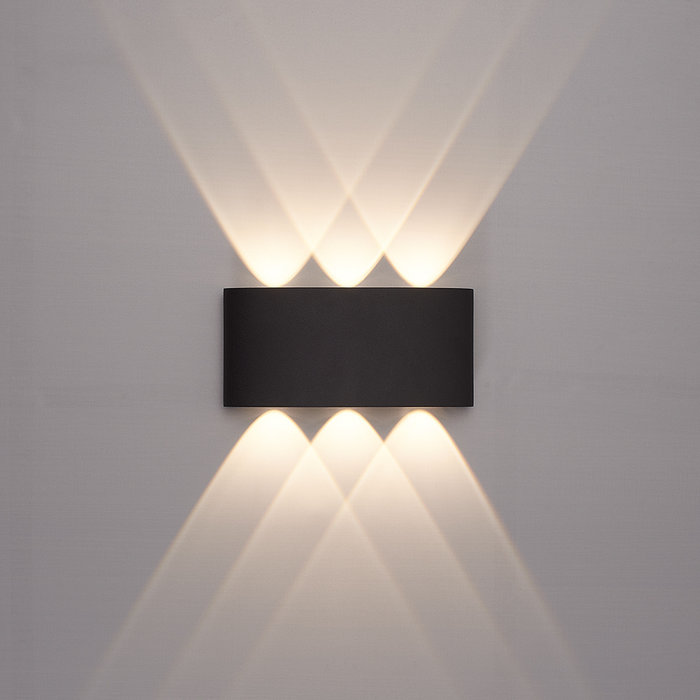 HOFTRONIC Dimmable LED Wall Light Tulsa Black