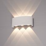 HOFTRONIC Dimmable LED Wall Light Tulsa White