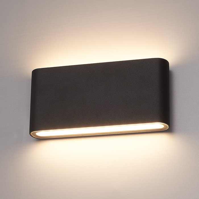 HOFTRONIC Dimbare LED Wandlamp Dallas M Zwart