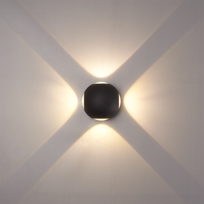 HOFTRONIC LED Wall Light Austin Black