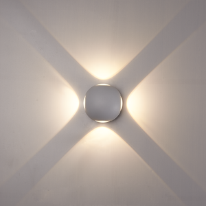 LED Wandlamp Austin Grijs LED Wandlamp Austin Grijs