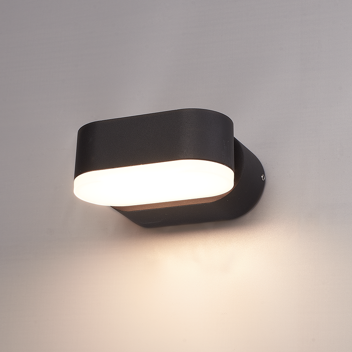 HOFTRONIC Dimbare LED Wandlamp Dayton Zwart