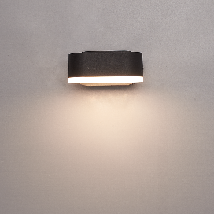 HOFTRONIC Dimbare LED Wandlamp Dayton Zwart