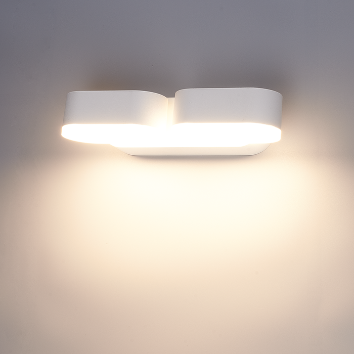 HOFTRONIC Dimbare LED Wandlamp Dayton Duo wit