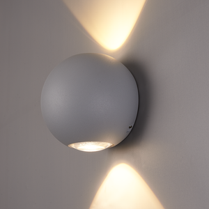 LED Wandlamp Houston Grijs LED Wandlamp Houston Grijs