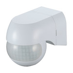 HOFTRONIC PIR motion sensor with twilight switch 180° range 12 meter Maximum 400 Watt surface mounted color white IP44