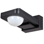 HOFTRONIC PIR motion sensor with twilight switch 360° range 20 meter Maximum 1000 Watt surface color black IP65