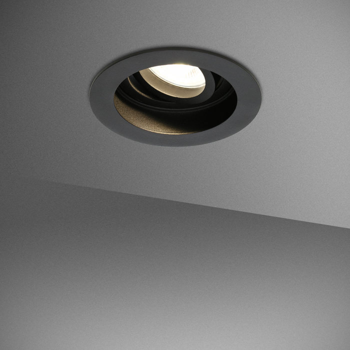 HOFTRONIC Dimmable LED downlight Laredo black