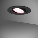 Smart WiFi LED inbouwspot zwart Miro RGBWW kantelbaar IP20 Homeylux Smart WiFi LED inbouwspot zwart Miro RGBWW kantelbaar IP20
