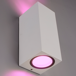 Smart WiFi LED wandlamp Selma wit RGBWW GU10 IP65 tweezijdig oplichtend Homeylux Smart WiFi LED wandlamp Selma wit RGBWW GU10 IP65 tweezijdig oplichtend