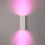 Smart WiFi LED wandlamp Selma wit RGBWW GU10 IP65 tweezijdig oplichtend Homeylux Smart WiFi LED wandlamp Selma wit RGBWW GU10 IP65 tweezijdig oplichtend