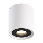 HOFTRONIC Dimmable LED surface mounted ceiling spotlight Ray White with black bezel IP20 tiltable