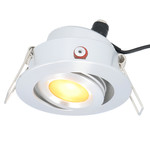 HOFTRONIC Sienna LED downlight 3 Watt - 200 lumen - 12V DC - 2700K - Tiltable