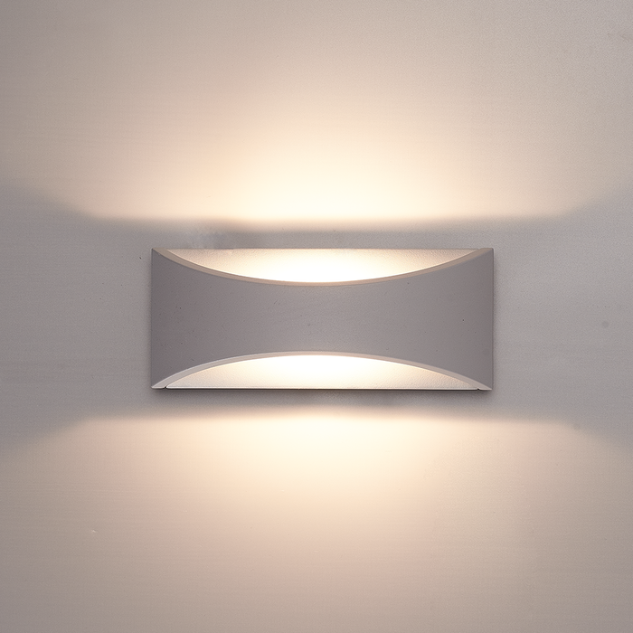 HOFTRONIC LED Wall Light Lowa Grey