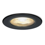 HOFTRONIC Dimmable IP65 LED Downlight Nola black