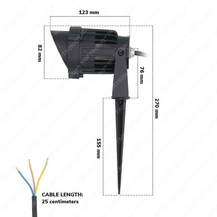 HOFTRONIC LED Gardenspike Renzo Cap