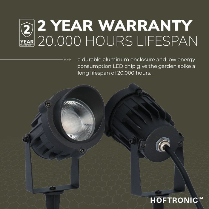 HOFTRONIC LED Gardenspike Lenzo Cap